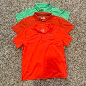 Boys Under Armour polo shirts
